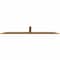 Ekena Millwork Portland Smooth Timber Gable Bracket, Western Red Cedar, 96"W x 16"H x 1 1/2"D x 3 1/2"F, 4/12 Pitch GBW096X16X0204POR00SWR - alternate 4
